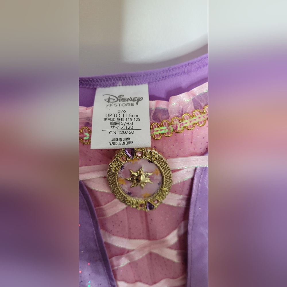 Disney Girls Princess Dress Size 5-6 - Picture 2 of 6